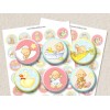 Smiling Babies Digital Rounds 1 Inch 2.54 cm Collage Sheet Printables