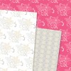 Beige and Pink Scrapbook Papers 12x12 Printable Sheets Beige Gray