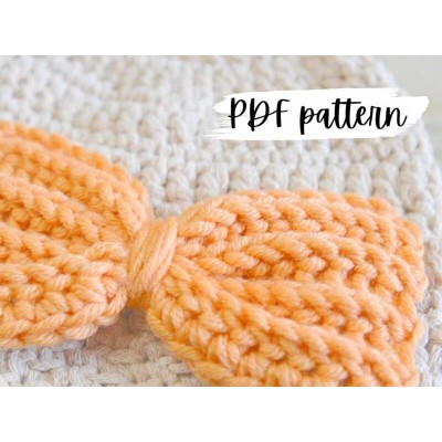 PDF  Patterns Crochet Large Bow