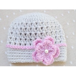 Crochet Baby Hat for Girls – Adorable Flower Beanie