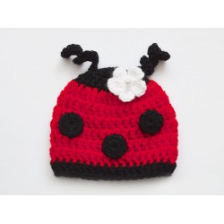 Ladybug Baby Hat, Photo prop