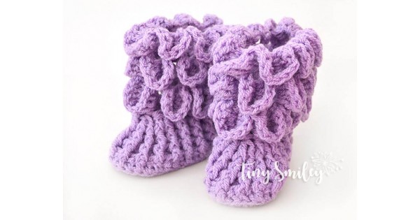 crocodile stitch booties