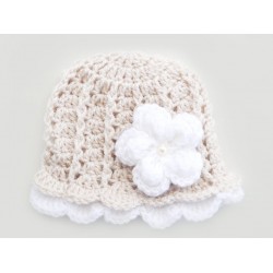 Lace newborn crochet baby hat, Baby girl outfit, Baby girl lace hat