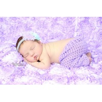 Lilac newborn baby pants, Crochet baby outfit pants, Tinysmiley