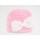 Pink bow crochet baby girl beanie, Baby girl hat, Crochet girl  take home outfit 