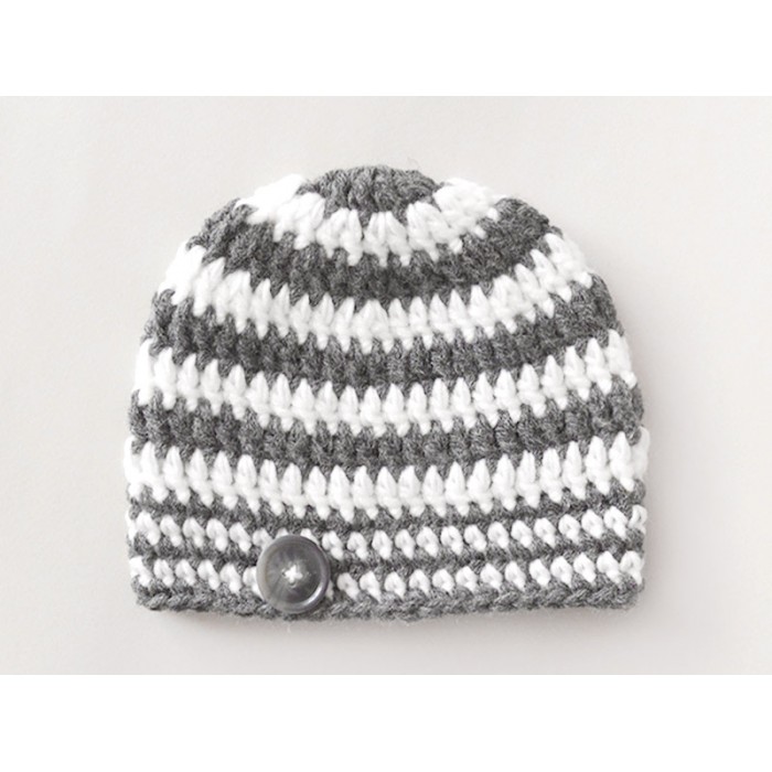 Crochet striped boy hat outfit, Newborn baby boy hat, Hats crochet baby boy