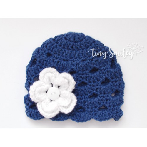 navy baby hat