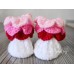 Crochet baby boots crocodile stitch, Colorful crochet baby  girl boots