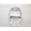 Earflap baby pilot crochet hat, Newborn aviator hat, Winter  aviator baby hat