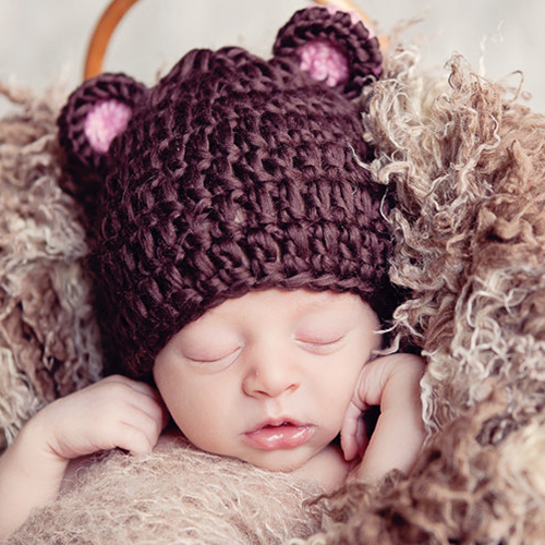 newborn baby hats with ears