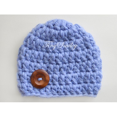 blue newborn hat